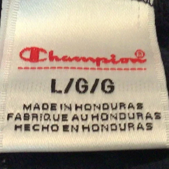 Champion - Navy blue cotton athletic shorts - Picture 4 of 6